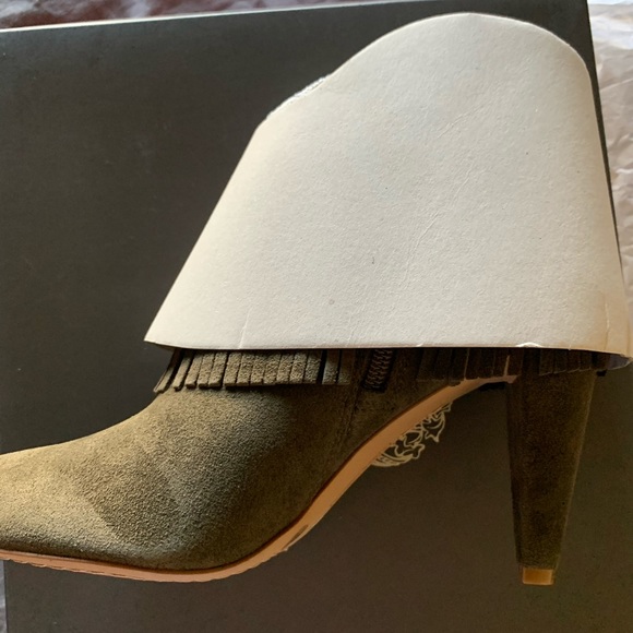 Erichan Suede Fringe Booties - Picture 6 of 7